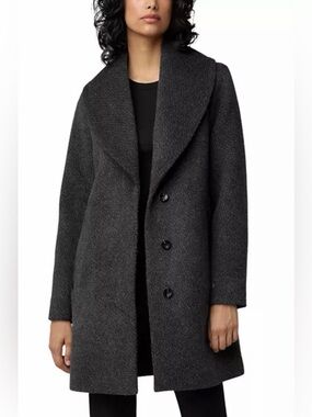 NWT Soia & Kyo Lolli Single Breasted Shawl Collar Coat